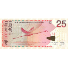P29h Netherlands Antilles - 25 Gulden Year 2014